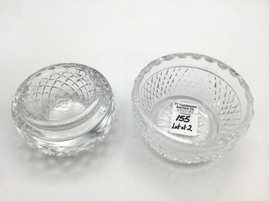 Lot of 2 Sm. Waterford Crystal Pieces