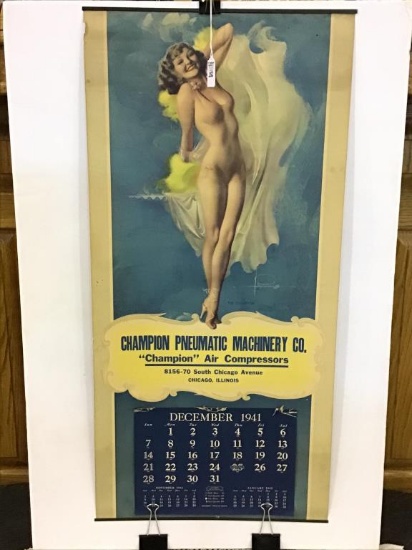 Adv. Calendar 1941 Adv. Champion
