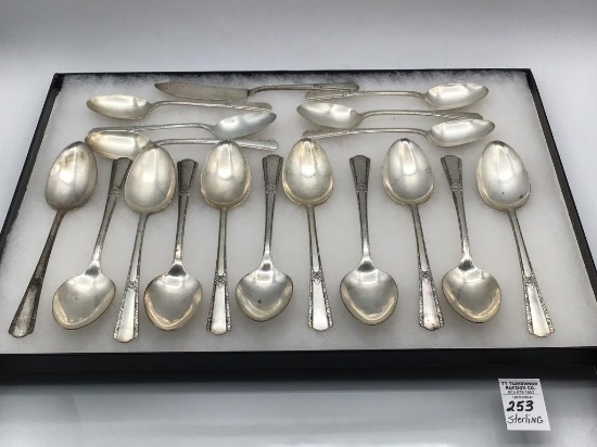 Collection of 18 Matching Century Pattern Sterling