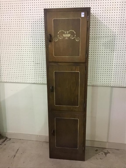 Vintage Sellers Tall Narrow Kitchen Cabinet