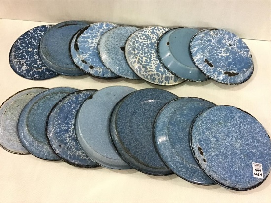 Set of 14 Various Blue & White Porcelainware