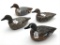 Lot of 4 Sm. Decoys Including Pair of Blue Wing