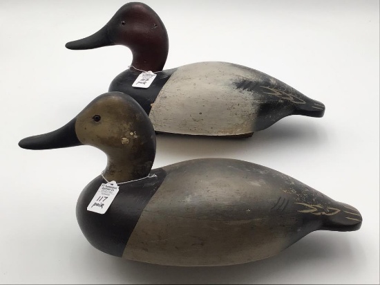 Pair of Wildfowler Hollow Canvasbacks