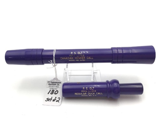 Set of 2 PS Olt Calls-Duck Model D-2  (4 1/2