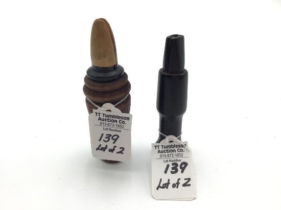 Lot of 2 Crow Calls Including PS Olt (3 1/2