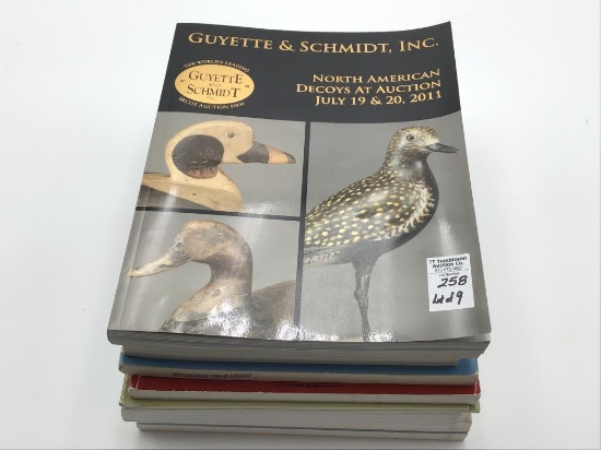 Lot of 9 Soft Cover Decoy Books & Catalogs