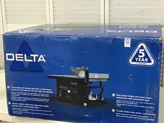 New in the Box Delta 10 Inch Portable Table Saw