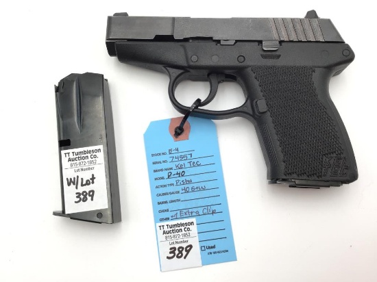 Kel-Tec Model P-40 40 S&W Pistol w/ Extra Clip