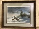 Lg. Framed, Signed & Numbered Terry Redlin Print