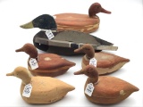 Lot of 6 Decoys Including Mallard & 5 Un-Painted