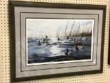 Framed, Signed & Numbered Duck Print by