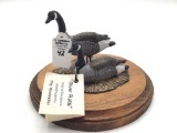 Pair of Miniatures on Board by Ray Windmiller-