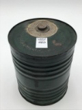 EMPTY Du Pont Powder Tin w/ Paper Label