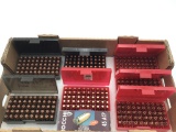 8 Full Boxes & Plastic Containers of 45 ACP, 9MM,