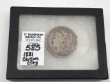 1881 Carson City Morgan Silver Dollar