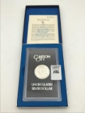 1882 Uncirculated Carson City Morgan Silver