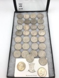 Group of Approx. 33 Eisenhower Dollars