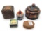 Lot of 5 Various Trinket Boxes-Most European