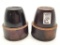 Pair of Bottom Marked Peoria, iL Sm. Planters