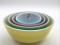 Pyrex Primary Color 4 PIece Mixing Bowl