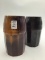 Lot of 2 Bottom Marked Peoria Pottery Canning
