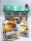 Very Nice Child's Tin Doll House w/ Lg. Collection
