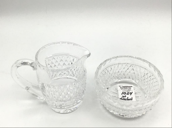 Waterford Creamer & Sugar Set