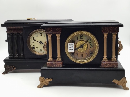 Lot of 2 Mantle Clocks