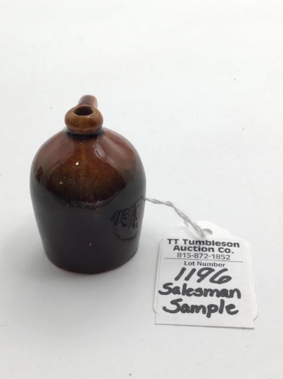 RARE Salesman Sample Stoneware Jug