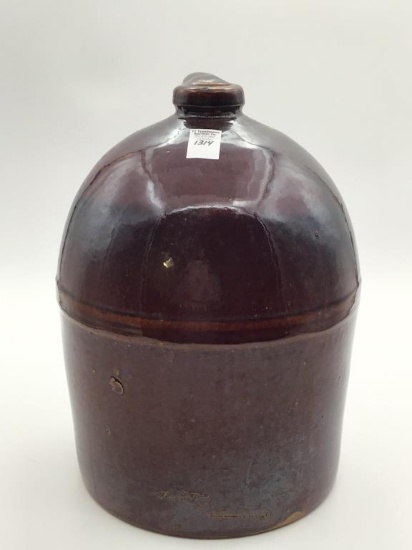 Lg. Stoneware Crock Jug w/ Bottom