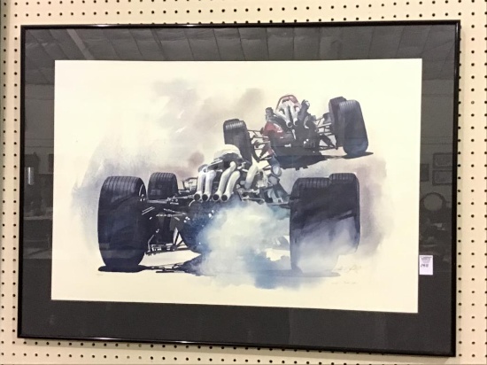 Framed Signed & Numbered Dragster Print
