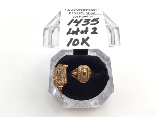 Lot of 10K Including 1949 Class Ring