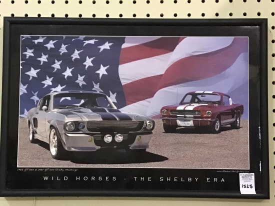 Lighted Contemp. Shelby Mustang Car