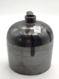 Unmarked Brown Drip Glaze Stoneware Jug