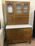 Very Nice Vintage Kitchen Cabinet w/ Porcelain