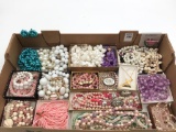 Box of Ladies Costume Jewelry