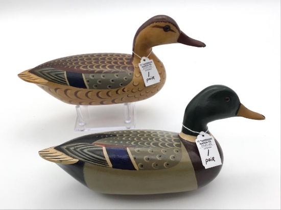Pair of Mallards by TJ Hooker Both