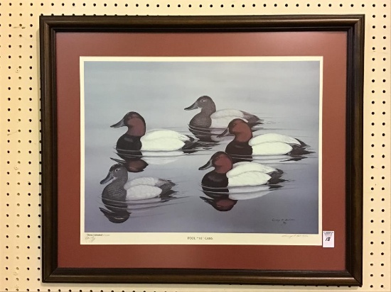 Framed, Signed & Numbered Ducks Unlimited of