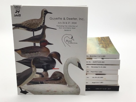 Lot of 8 Decoy Catalogs From Guyette & Deeter