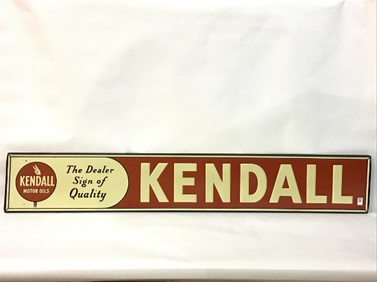 Lg. One Sided Heavy Tin Kendall Motor Oils-