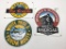 Lot of 3 Contemp. Porcelain RR Signs