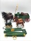 Horse Drawn Wagon, 2 Bryer Horses, Tractor