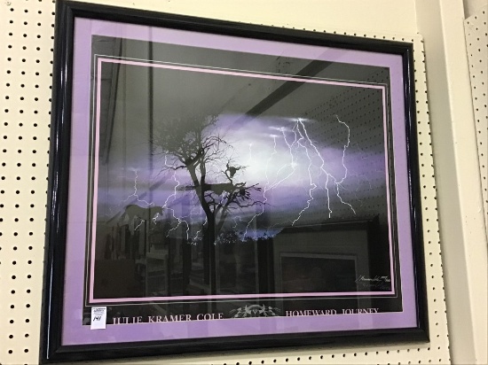 Framed "Homeward Journey" by Julie Kramer Cole