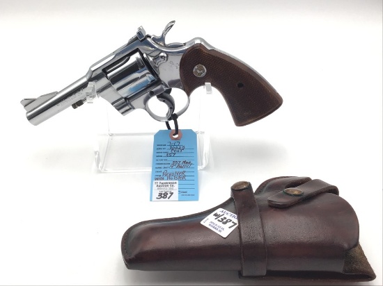 Colt Model 357-357 Mag  Revolver w/ 4 In Brl