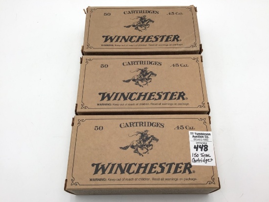 3 Full Boxes of Winchester 45 Colt Cowboy Action