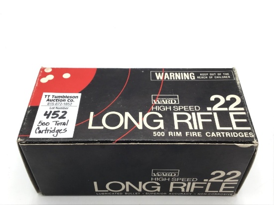 Full Brick of Montgomery  Ward 22 Long Rifle Ammo