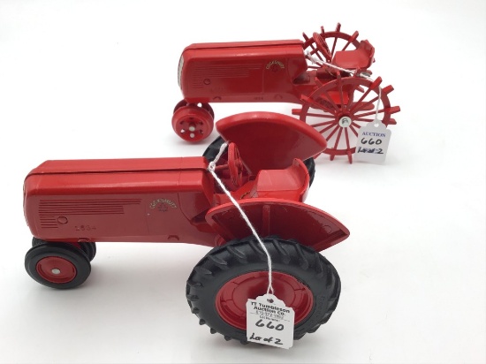 Lot of 2-1/16 Scale Cockshutt 70 Toy Tractors