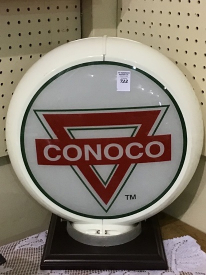 Contemp. Lighted Conoco Globe