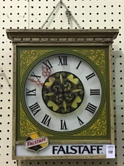 Wall Hanging Lighted Falstaff beer Sign