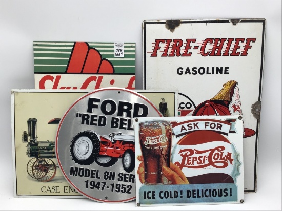 Lot of 5 Mostly Contemp. Signs